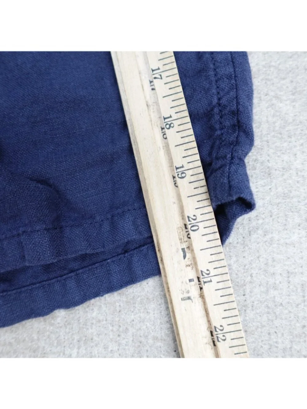 Paperbacks Mens Shorts 32 Blue 100% Linen 11